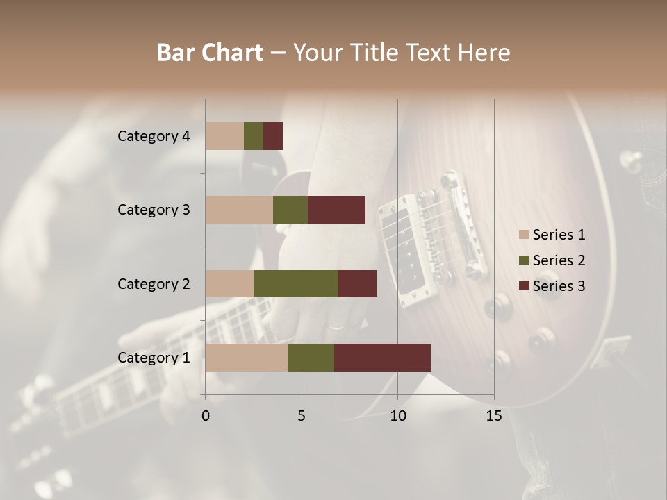 A Person Holding A Guitar In Their Hand PowerPoint Template