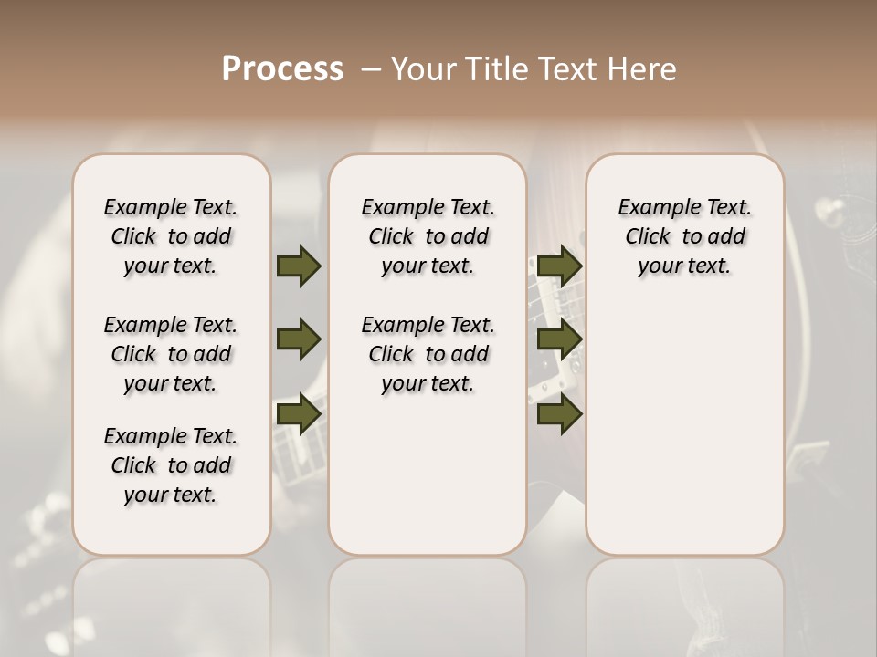 A Person Holding A Guitar In Their Hand PowerPoint Template