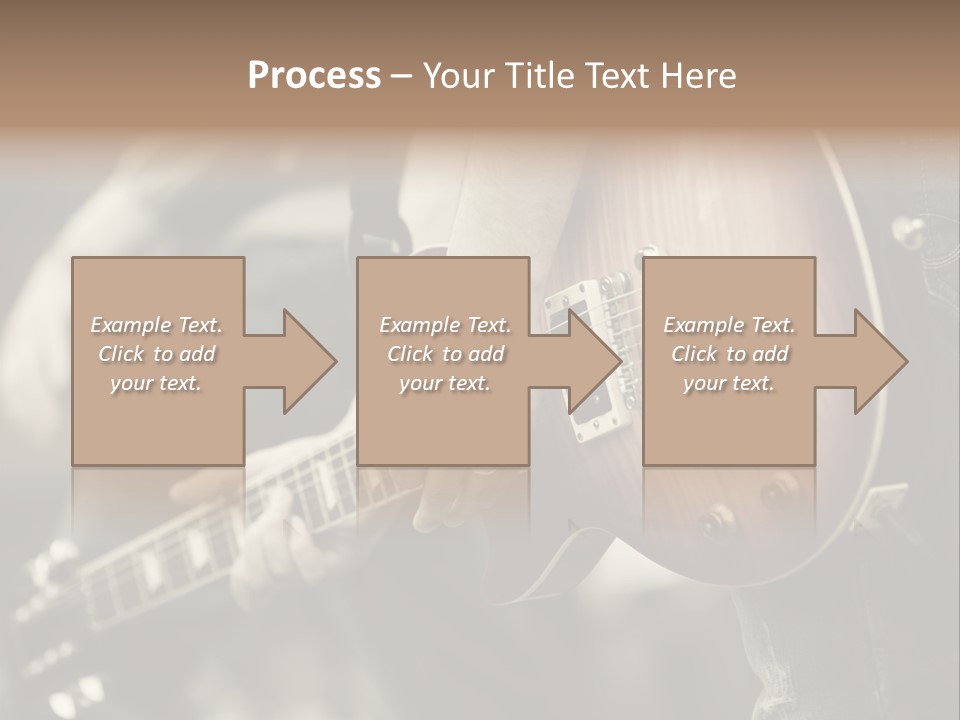 A Person Holding A Guitar In Their Hand PowerPoint Template