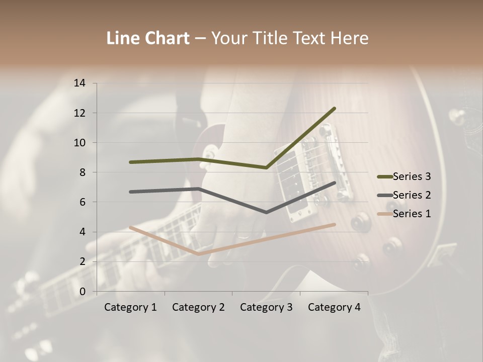 A Person Holding A Guitar In Their Hand PowerPoint Template
