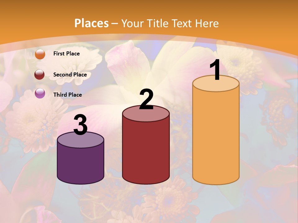 A Colorful Flower Powerpoint Presentation Is Shown PowerPoint Template