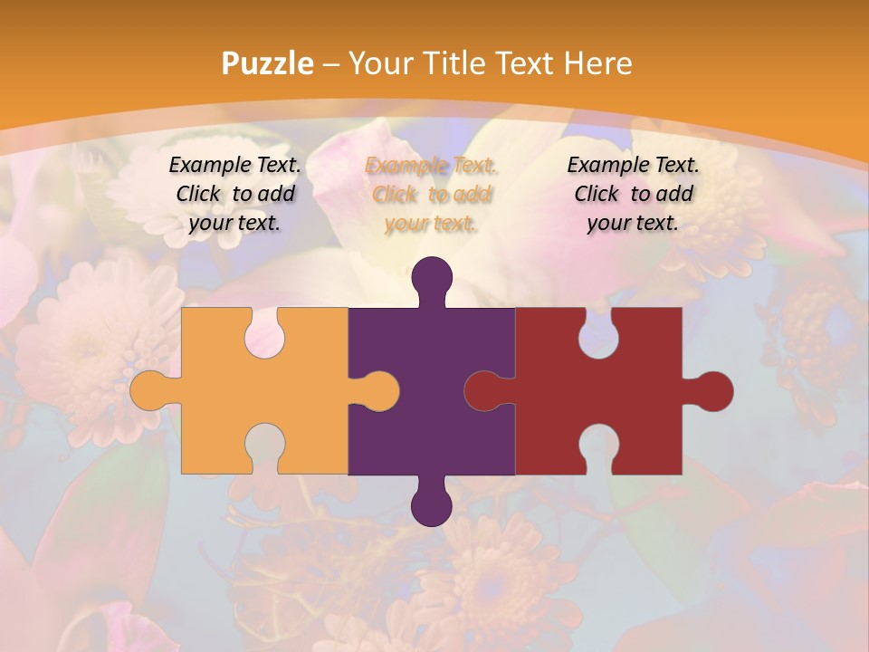 A Colorful Flower Powerpoint Presentation Is Shown PowerPoint Template