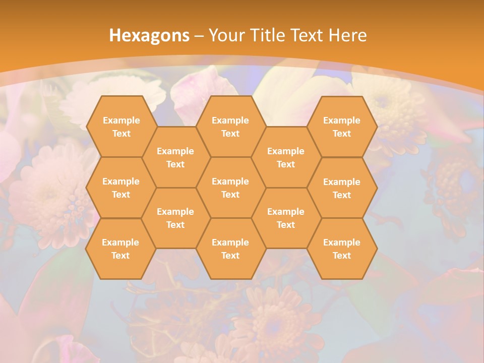 A Colorful Flower Powerpoint Presentation Is Shown PowerPoint Template