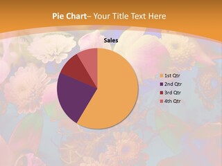 A Colorful Flower Powerpoint Presentation Is Shown PowerPoint Template