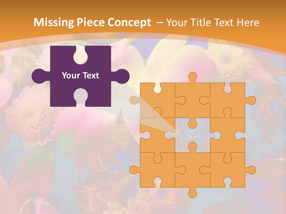 A Colorful Flower Powerpoint Presentation Is Shown PowerPoint Template