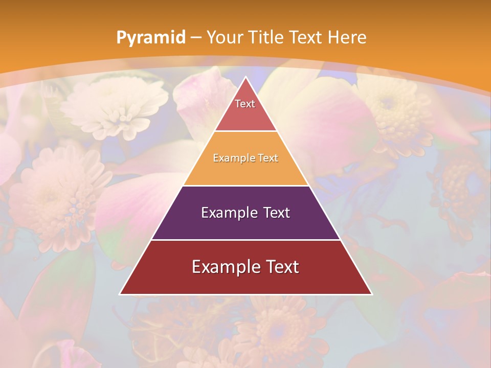 A Colorful Flower Powerpoint Presentation Is Shown PowerPoint Template