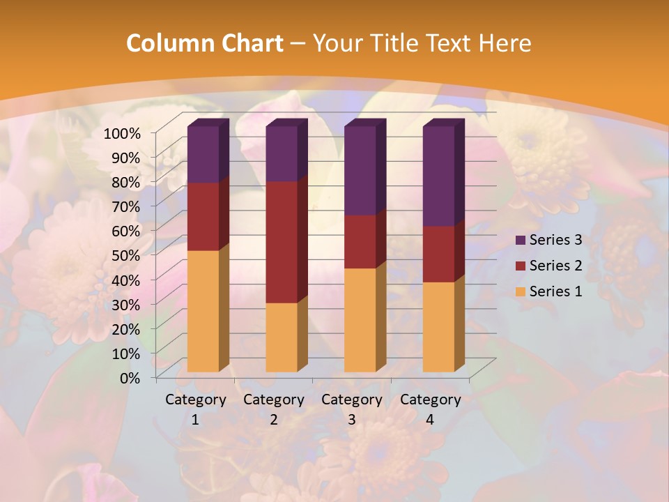 A Colorful Flower Powerpoint Presentation Is Shown PowerPoint Template