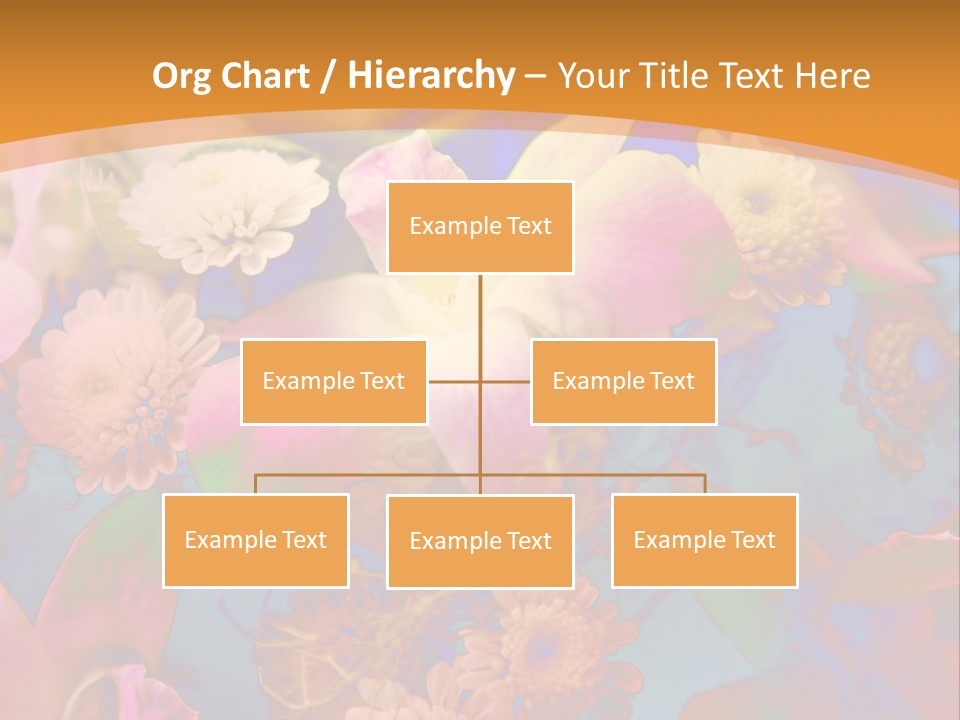 A Colorful Flower Powerpoint Presentation Is Shown PowerPoint Template