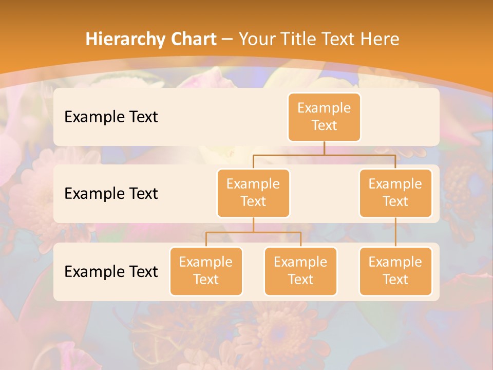 A Colorful Flower Powerpoint Presentation Is Shown PowerPoint Template