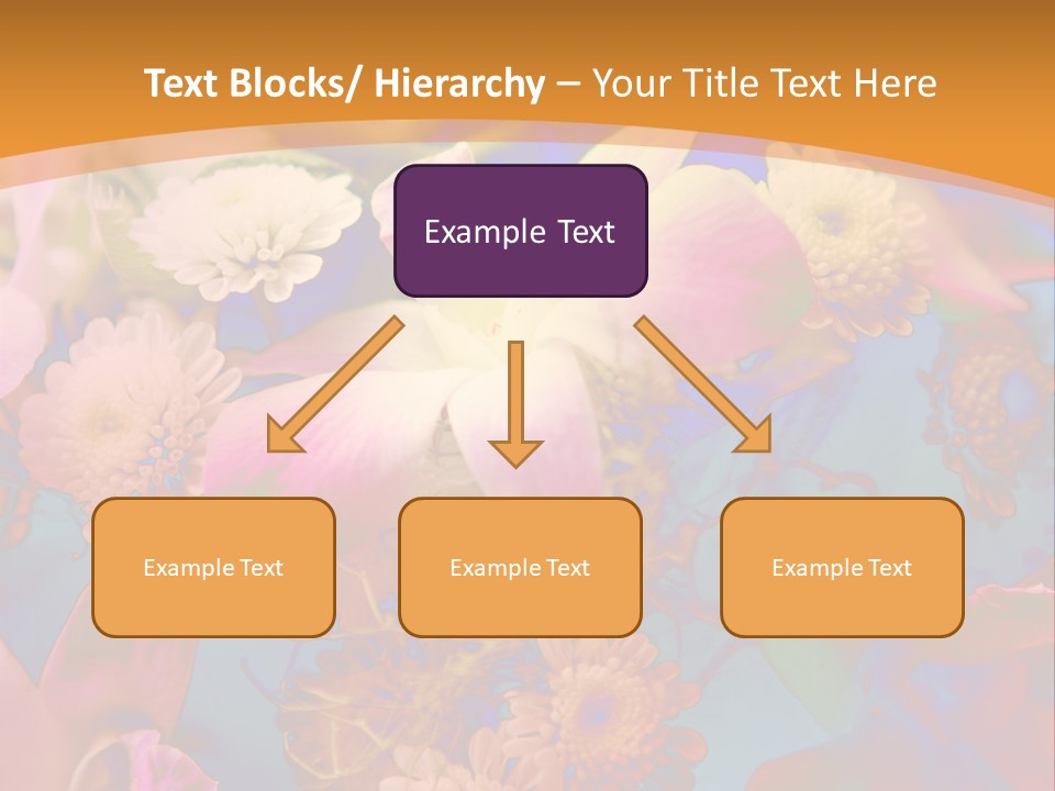 A Colorful Flower Powerpoint Presentation Is Shown PowerPoint Template