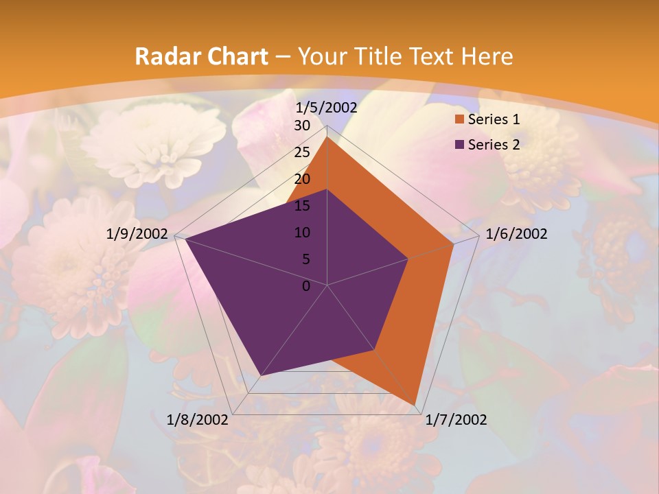 A Colorful Flower Powerpoint Presentation Is Shown PowerPoint Template