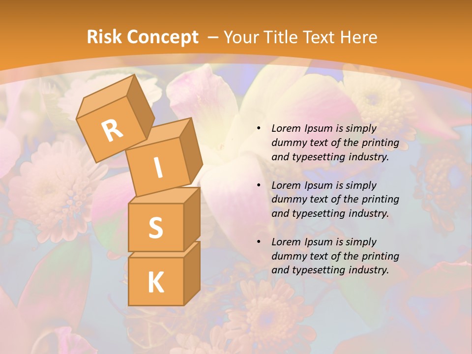 A Colorful Flower Powerpoint Presentation Is Shown PowerPoint Template