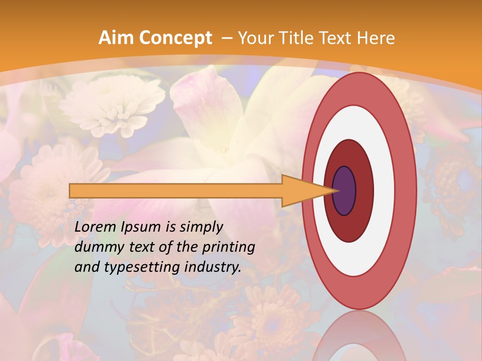 A Colorful Flower Powerpoint Presentation Is Shown PowerPoint Template