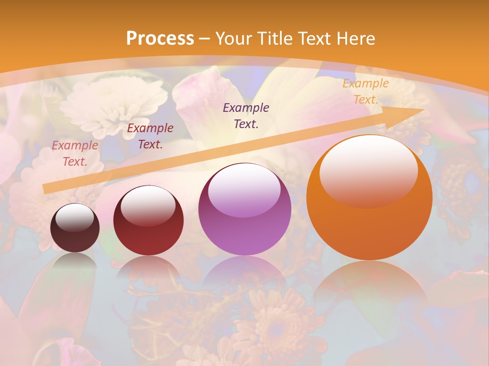 A Colorful Flower Powerpoint Presentation Is Shown PowerPoint Template