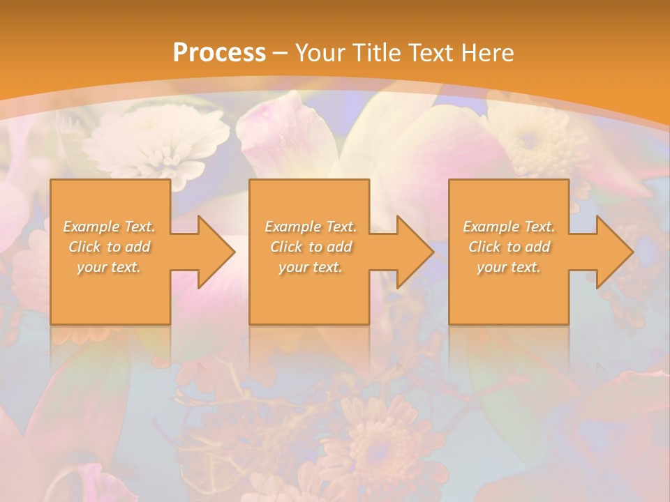 A Colorful Flower Powerpoint Presentation Is Shown PowerPoint Template
