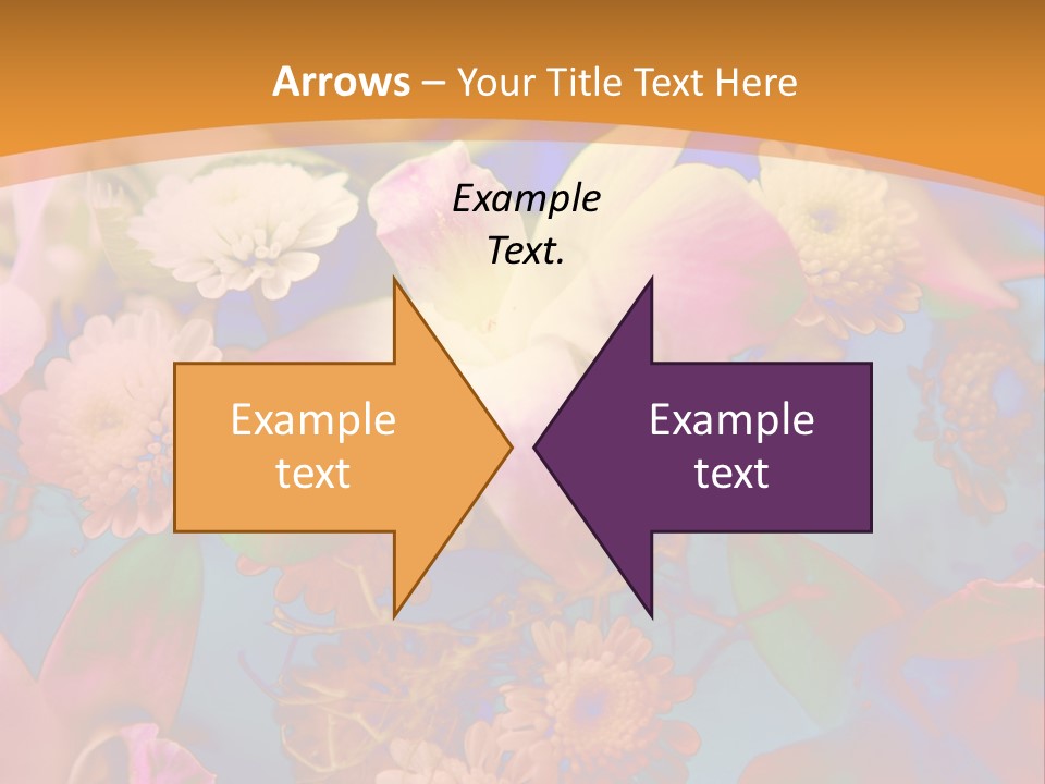 A Colorful Flower Powerpoint Presentation Is Shown PowerPoint Template