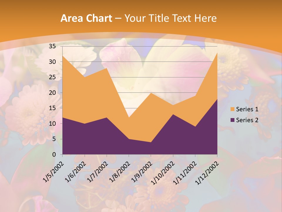A Colorful Flower Powerpoint Presentation Is Shown PowerPoint Template