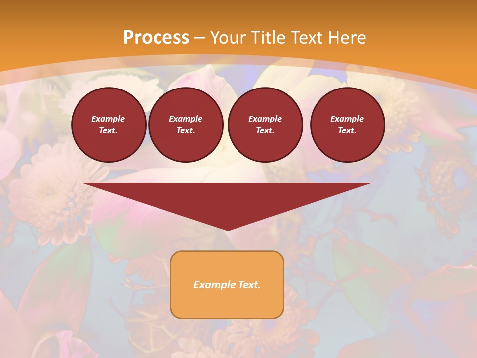 A Colorful Flower Powerpoint Presentation Is Shown PowerPoint Template