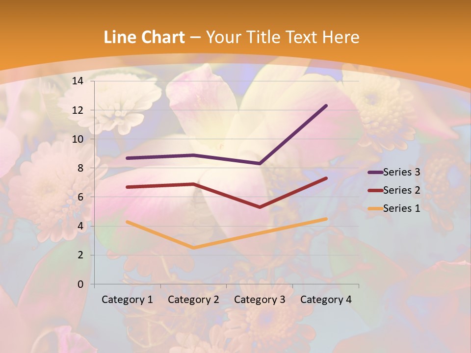 A Colorful Flower Powerpoint Presentation Is Shown PowerPoint Template