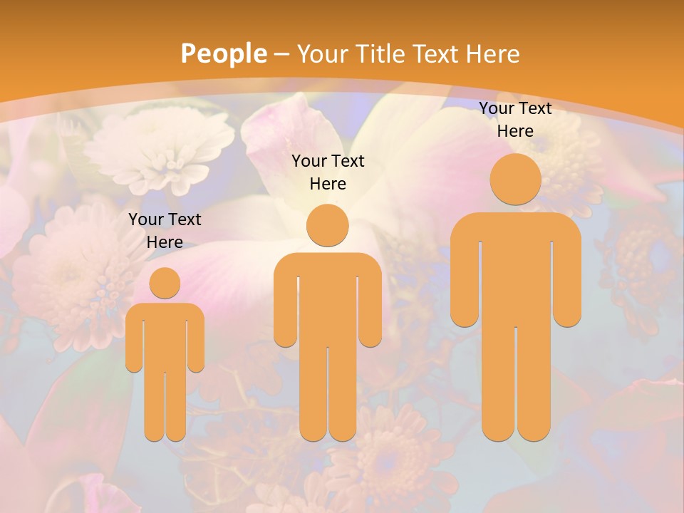 A Colorful Flower Powerpoint Presentation Is Shown PowerPoint Template