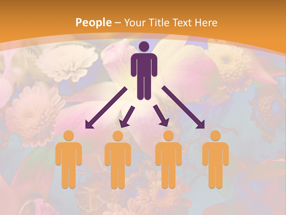 A Colorful Flower Powerpoint Presentation Is Shown PowerPoint Template