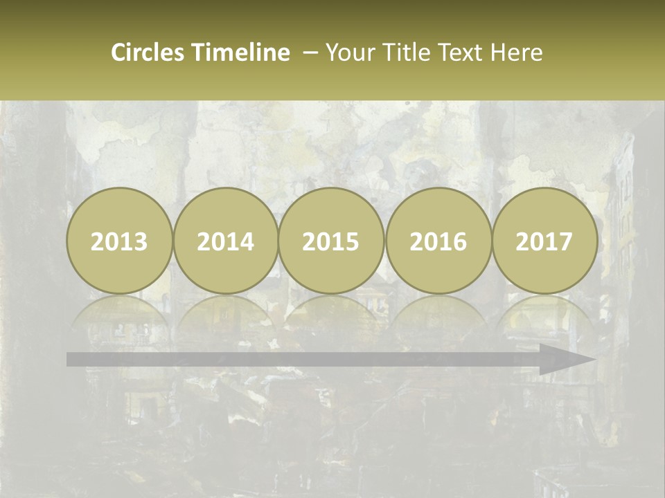 A Painting Of A Factory With Smoke Coming Out Of It PowerPoint Template