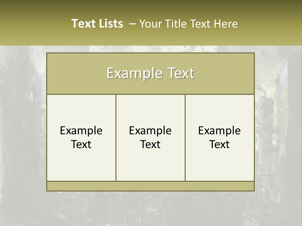 A Painting Of A Factory With Smoke Coming Out Of It PowerPoint Template