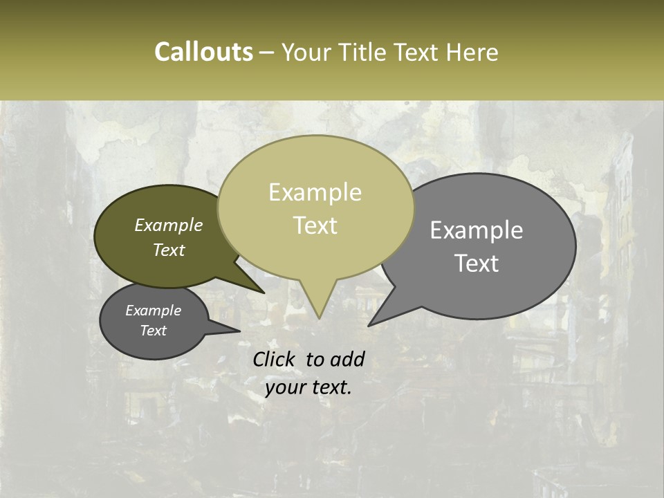 A Painting Of A Factory With Smoke Coming Out Of It PowerPoint Template