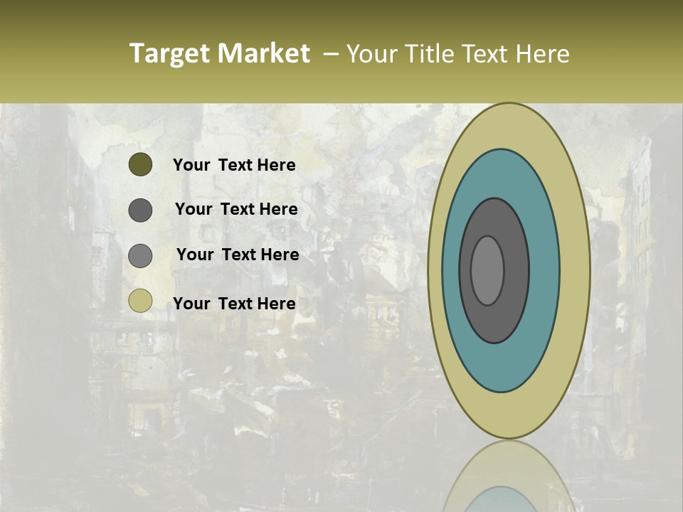 A Painting Of A Factory With Smoke Coming Out Of It PowerPoint Template