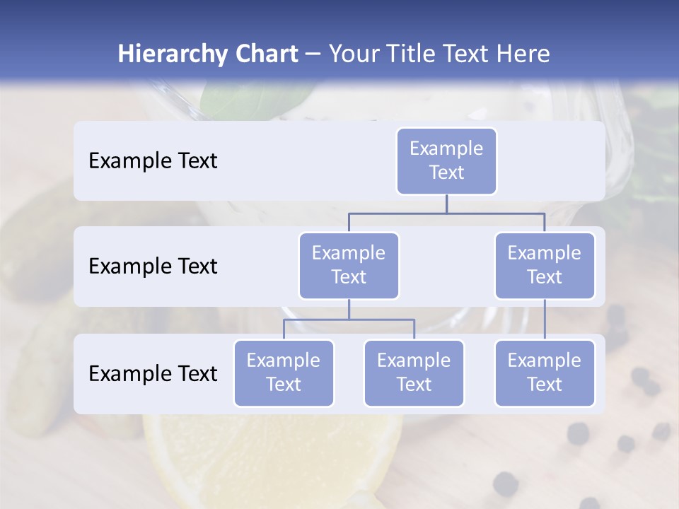 A Bowl Of Yogurt With Lemon Slices On A Cutting Board PowerPoint Template