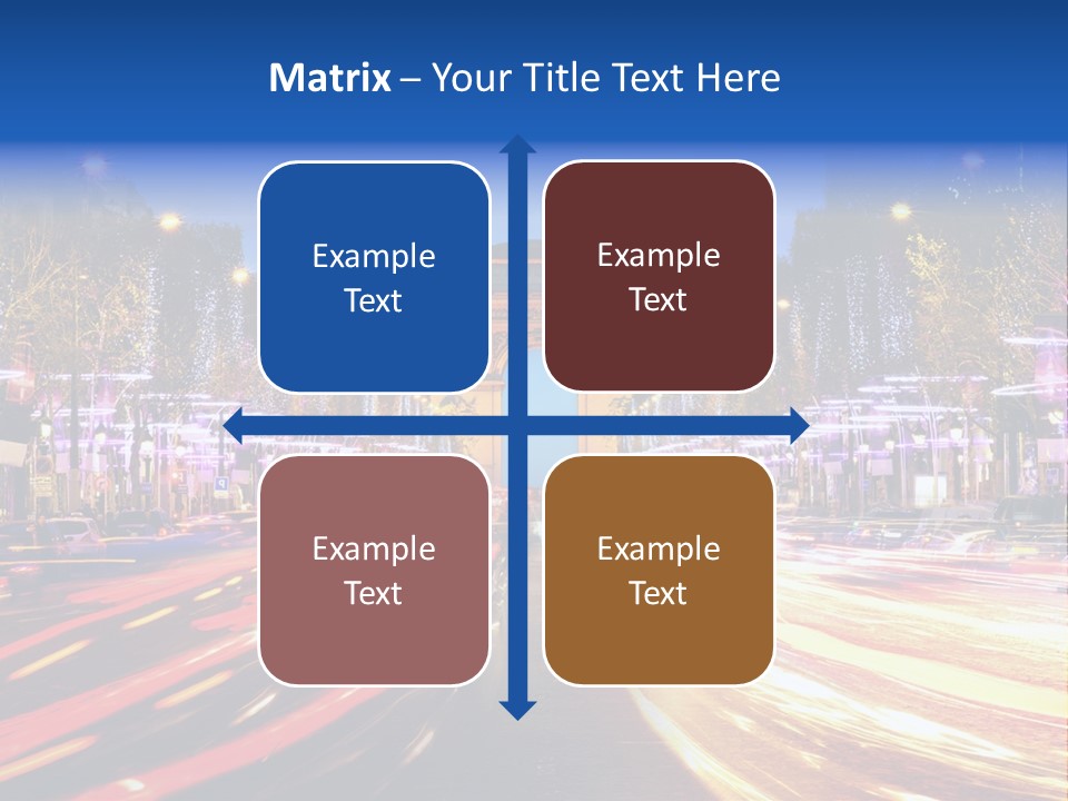 A Picture Of The Arc Of Triumph In Paris PowerPoint Template