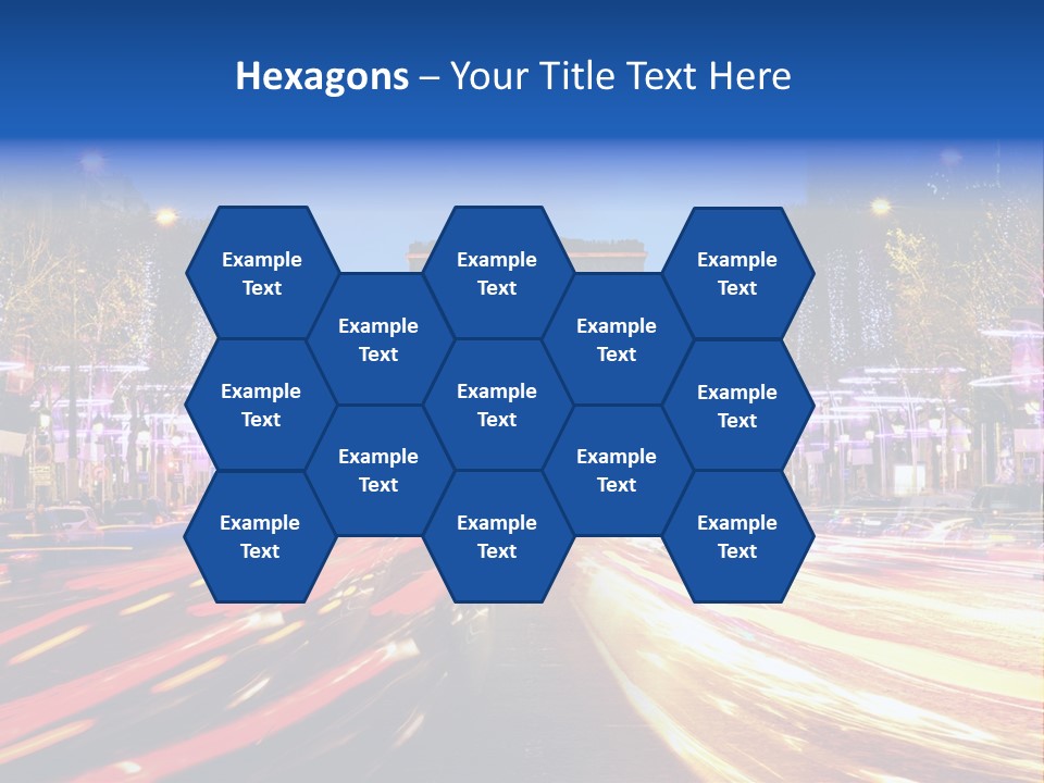 A Picture Of The Arc Of Triumph In Paris PowerPoint Template