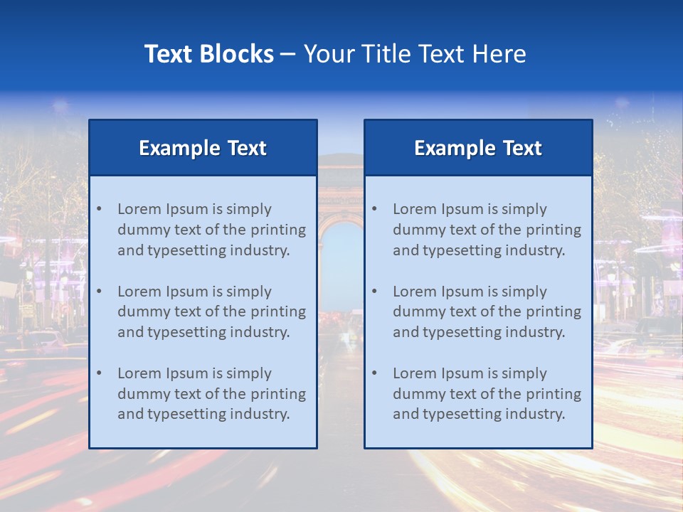 A Picture Of The Arc Of Triumph In Paris PowerPoint Template