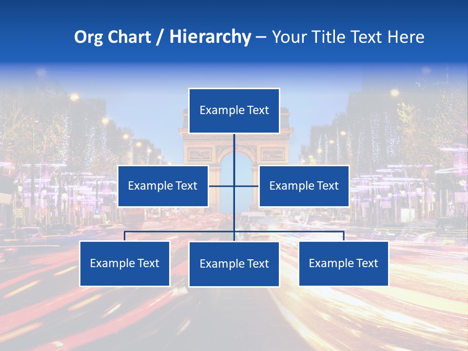 A Picture Of The Arc Of Triumph In Paris PowerPoint Template