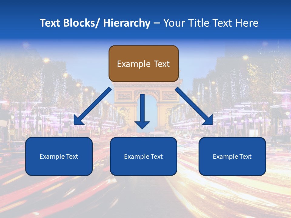 A Picture Of The Arc Of Triumph In Paris PowerPoint Template