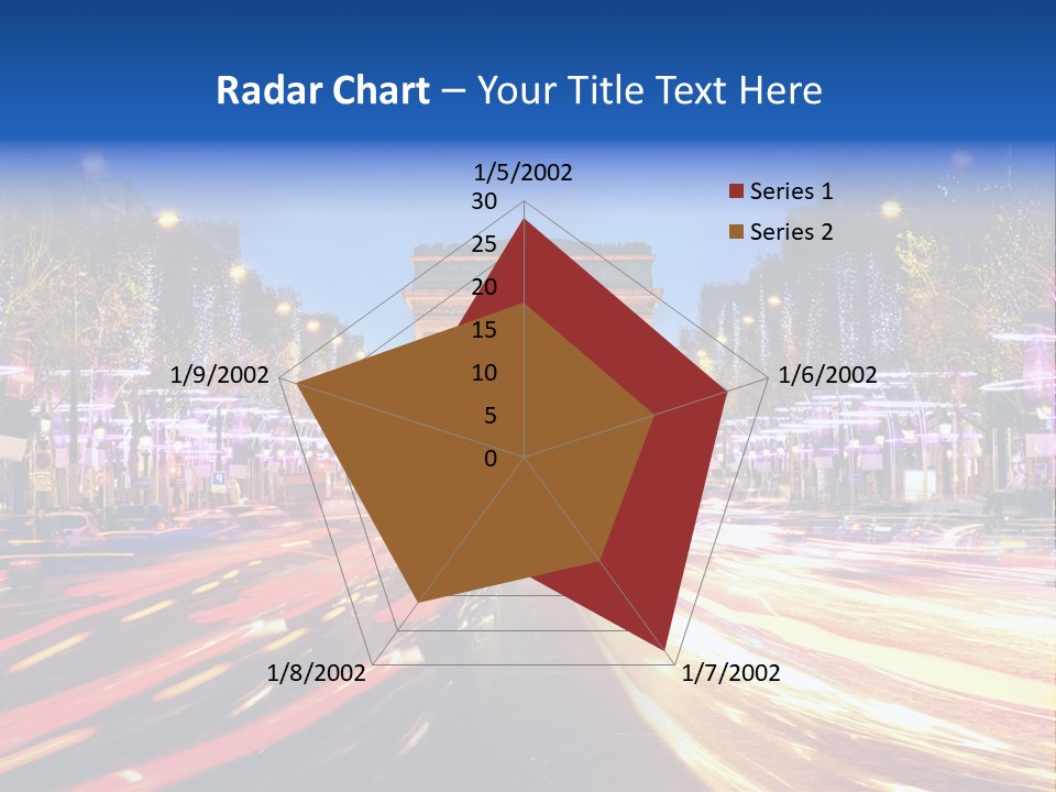 A Picture Of The Arc Of Triumph In Paris PowerPoint Template
