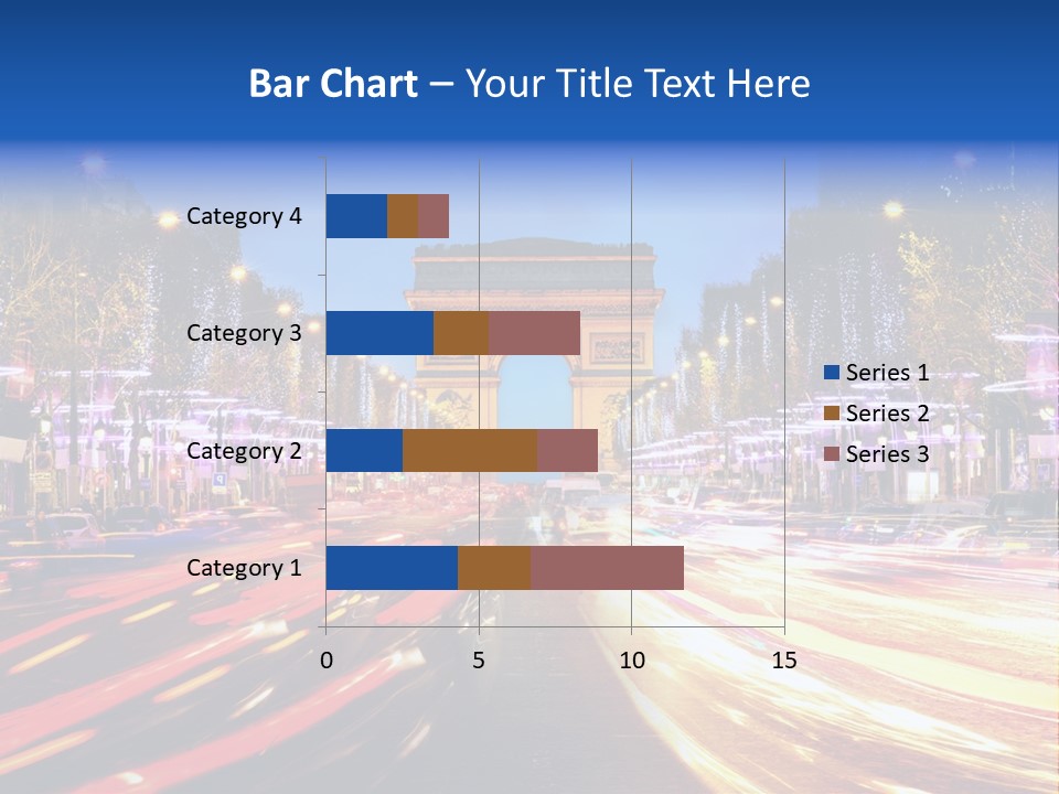 A Picture Of The Arc Of Triumph In Paris PowerPoint Template