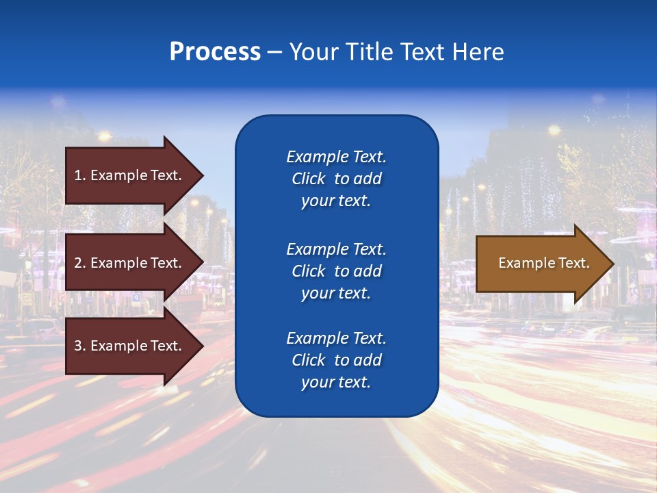 A Picture Of The Arc Of Triumph In Paris PowerPoint Template