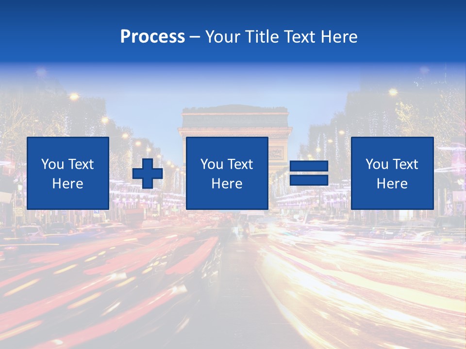 A Picture Of The Arc Of Triumph In Paris PowerPoint Template