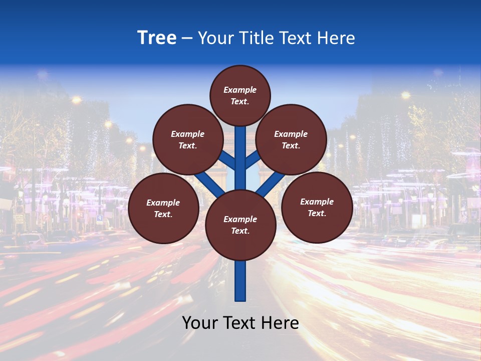 A Picture Of The Arc Of Triumph In Paris PowerPoint Template