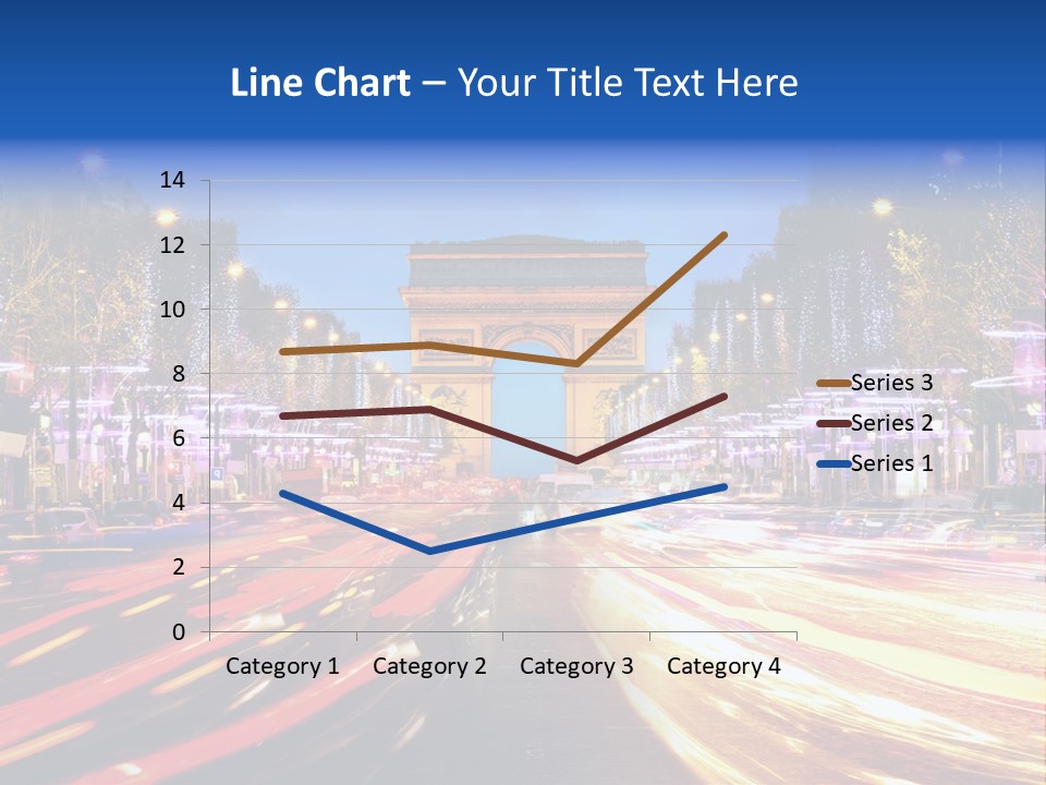 A Picture Of The Arc Of Triumph In Paris PowerPoint Template
