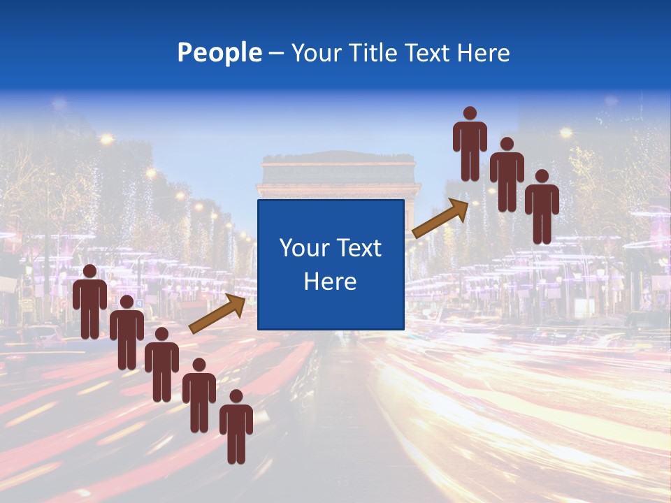 A Picture Of The Arc Of Triumph In Paris PowerPoint Template