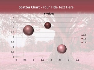 A Tree With A Swing In The Middle Of It PowerPoint Template