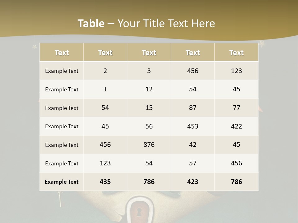 A Heart Shaped House On Top Of A Hill PowerPoint Template