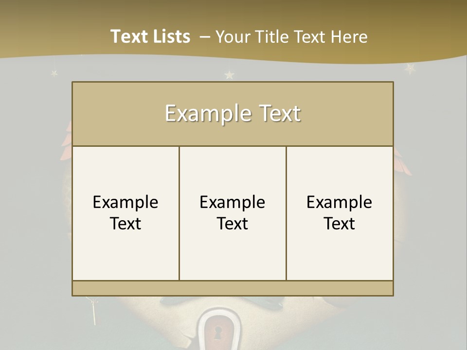 A Heart Shaped House On Top Of A Hill PowerPoint Template