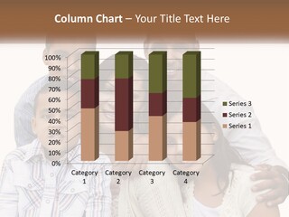 A Family Of Four Posing For A Picture PowerPoint Template