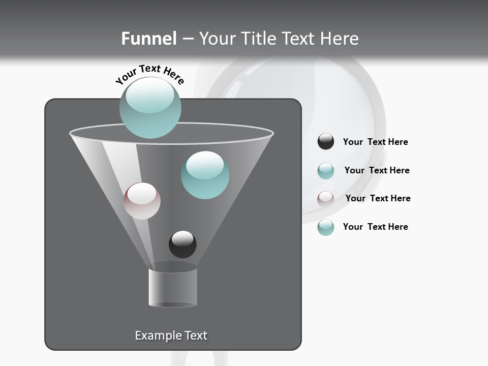 A Person Holding A Magnifying Glass Over His Head PowerPoint Template