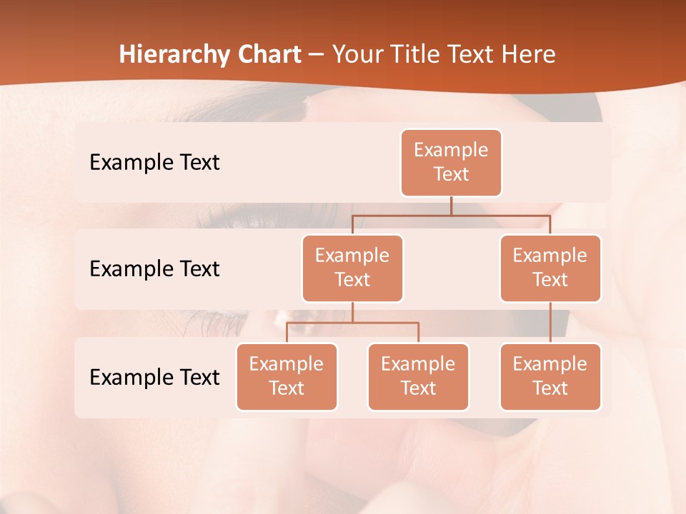 A Woman Putting A Contact Lens On Her Eye PowerPoint Template