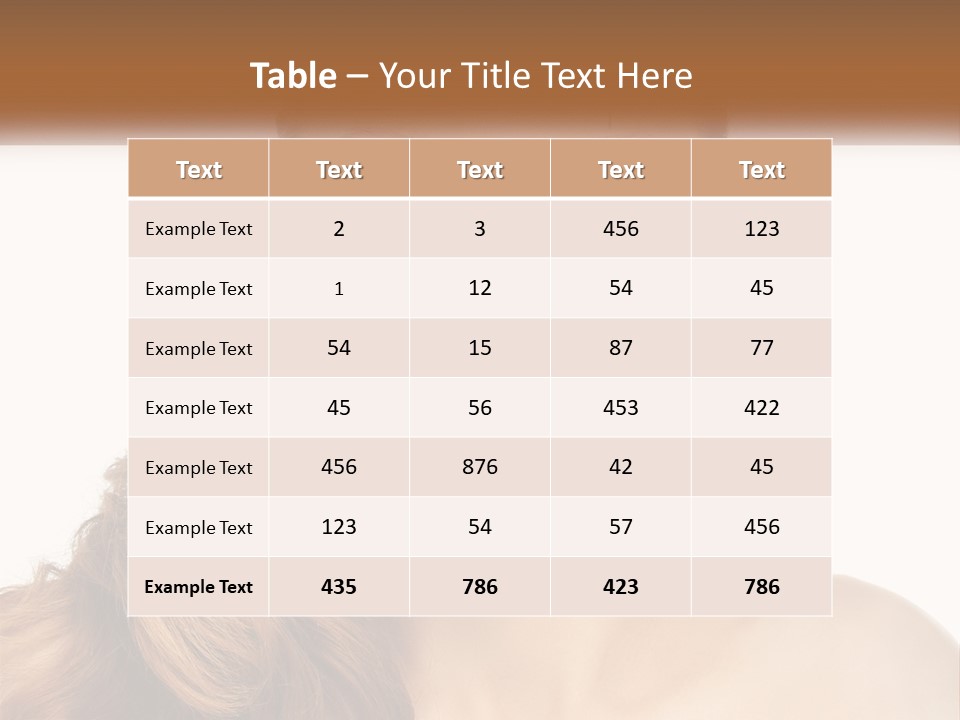 A Woman With Lines Drawn On Her Face PowerPoint Template
