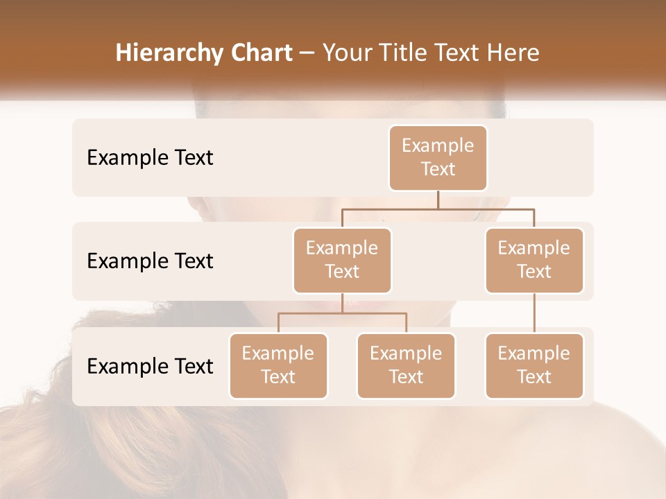 A Woman With Lines Drawn On Her Face PowerPoint Template